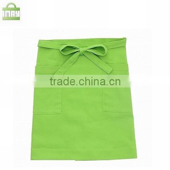 100% cotton waist apron,half apron with pocket