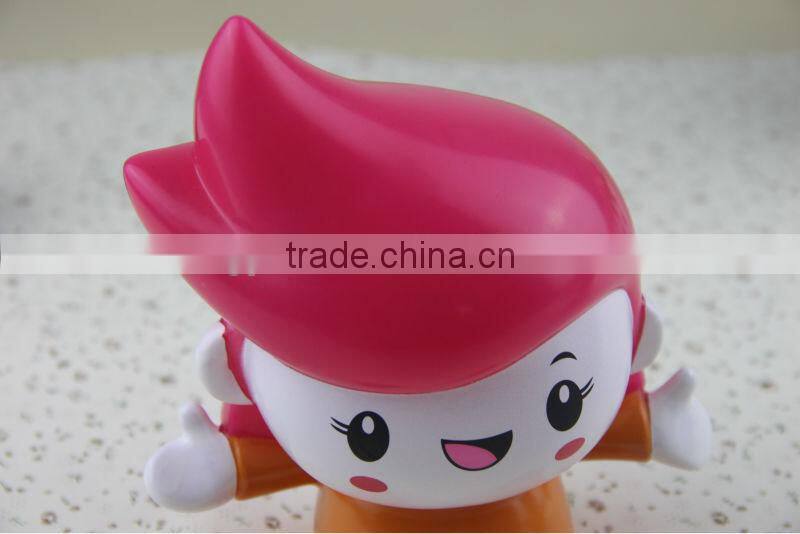 lovly figures model plastic pvc coin bank for kids