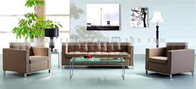 Modern Simple Design Leather Office Sofa Furniture SF-500-B