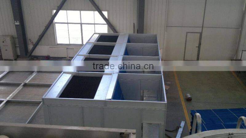 mixed flow series evaporative condenser