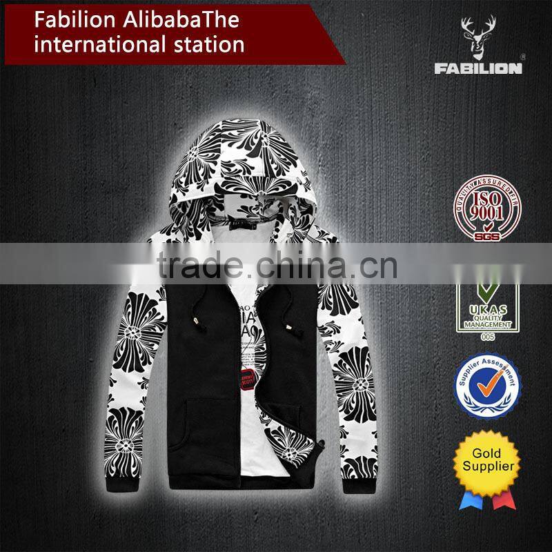 2015 hot whosale high quality cardigan embroidery with hood camouflage for insert hoodie
