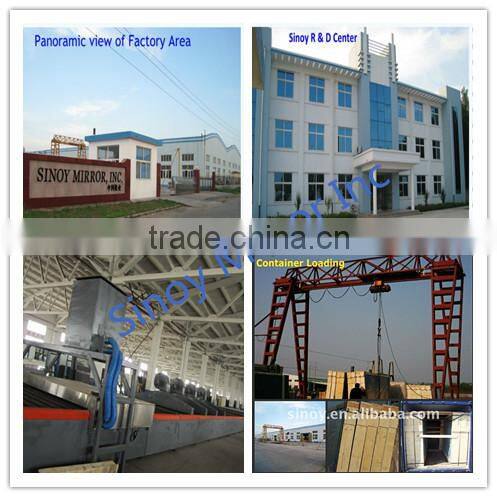 Qingdao High reflective Euro bronze mirror sheet with double coated paint