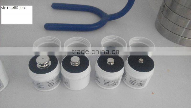 OIML chrome iron calibration weight, cylindrical calibration weight kit