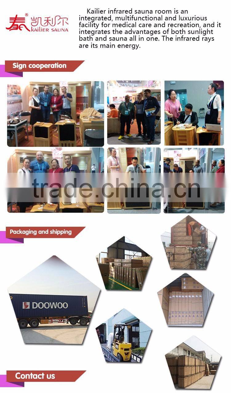 Solid wooden mini portable/foldable far infrared sauna dome