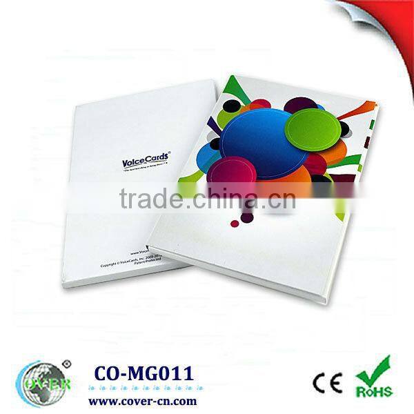 Music greeting card with USB port for promotion