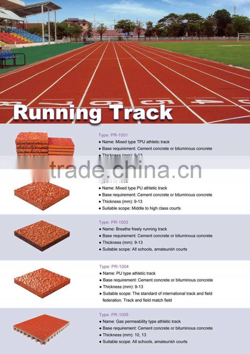 tartan running tracks