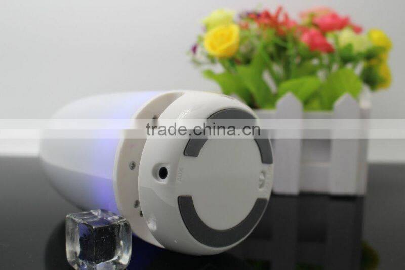 Atmosphere Lamp Speaker,LED Lamp MIC Wireless Bluetooth 4.0 Speaker Speakerphone Built -in Lithium Battery
