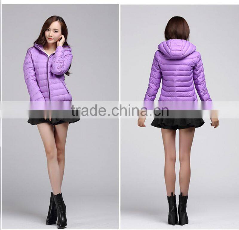 Winter outwear sports women's down jacket