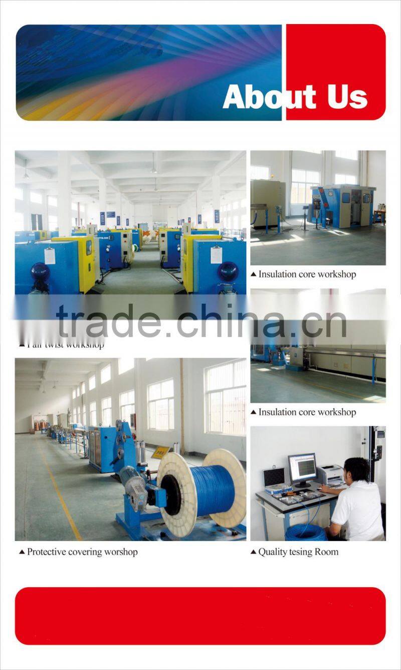 Frankever outdoor made in china 23AWG 4 pairs PE FTP cat6 lan cable