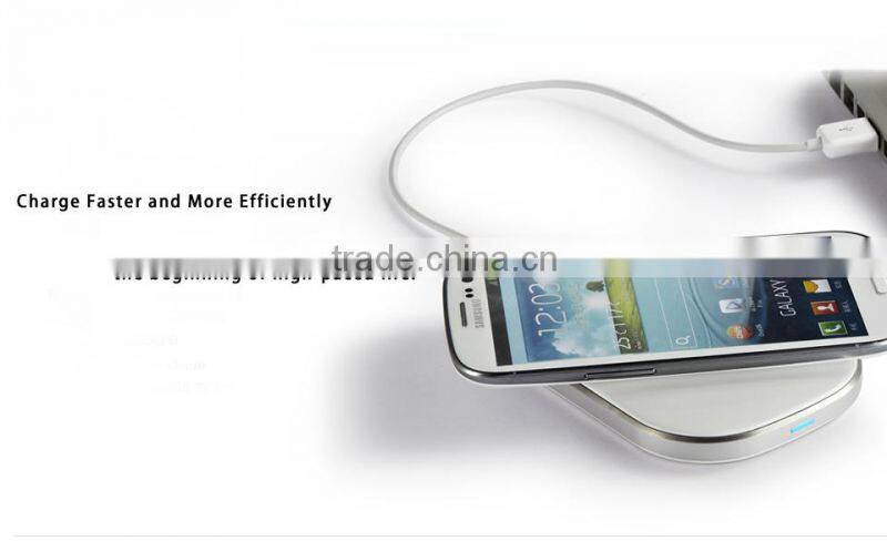 QI Wireless Charger T300 for Galaxy S3/S4, Note 3/Note2, Nokia Lumia 920, LG Nexus 5/4/7 with receiver