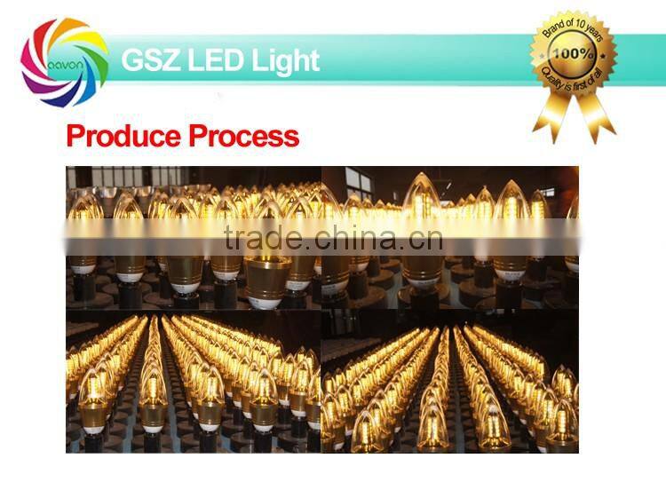 GSZ 5W E14 energy saving electric led flameless candle light