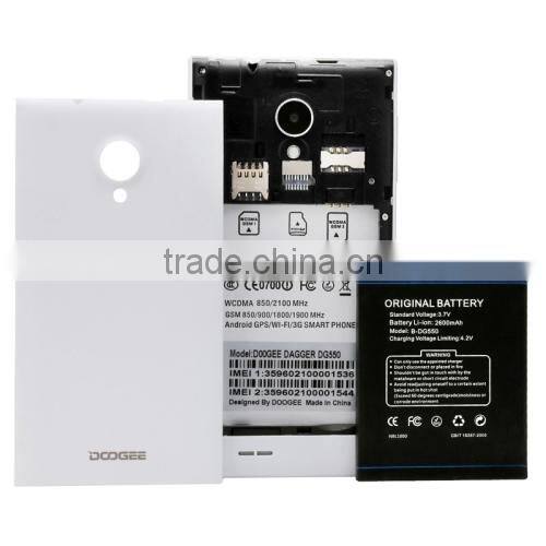 Original DOOGEE DG550 16GB White, 5.5 inch 3G Android Android 4.2.9 Smart Phone