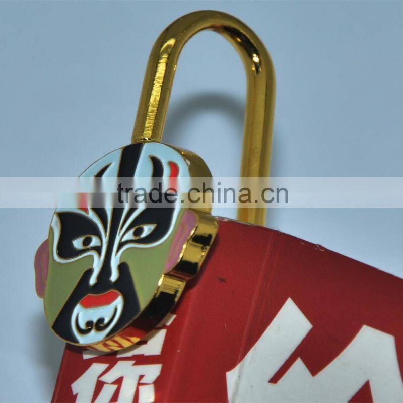 Beijing Opera Facial Masks metal bookmark clip