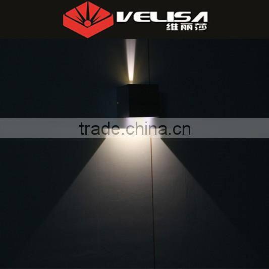 Alibaba express china 2x3w outdoor & exterior wall led light /wall light led/wall pack /wall cube outdoor manufacturers china