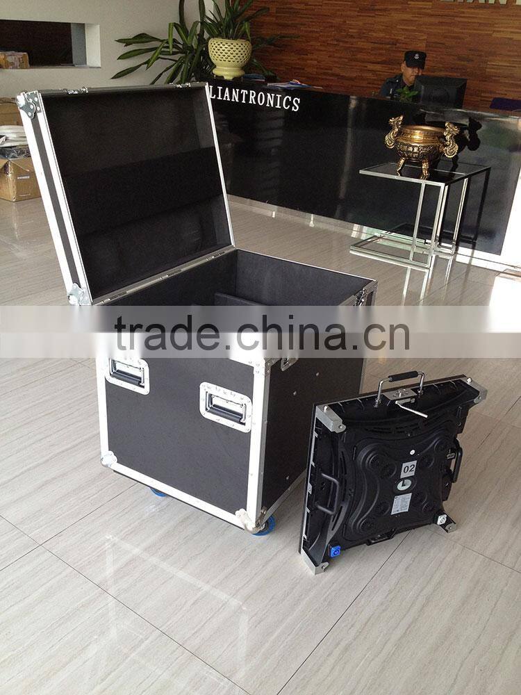 EVA inner large aluminum shockproof TV flight case