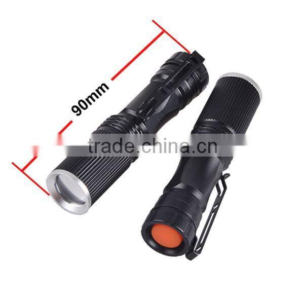 Premium Quality Graded Anti-Sliding Design 240 lm zoomable Mini LED High power Flashight