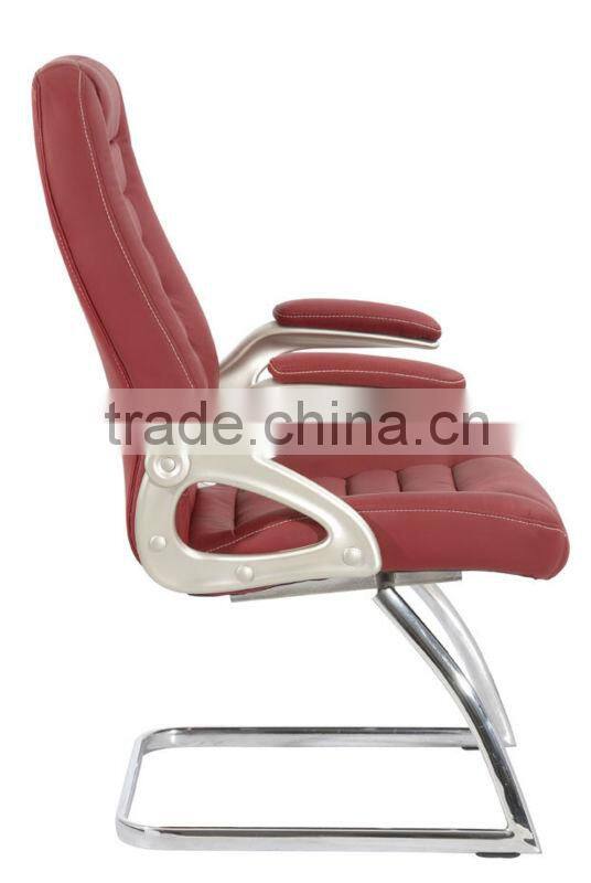 Bright color middle back adjustable armchair of office without casters