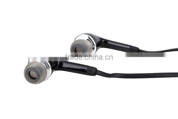 3.5mm connector original black fashion mobile wired earphone for samsung