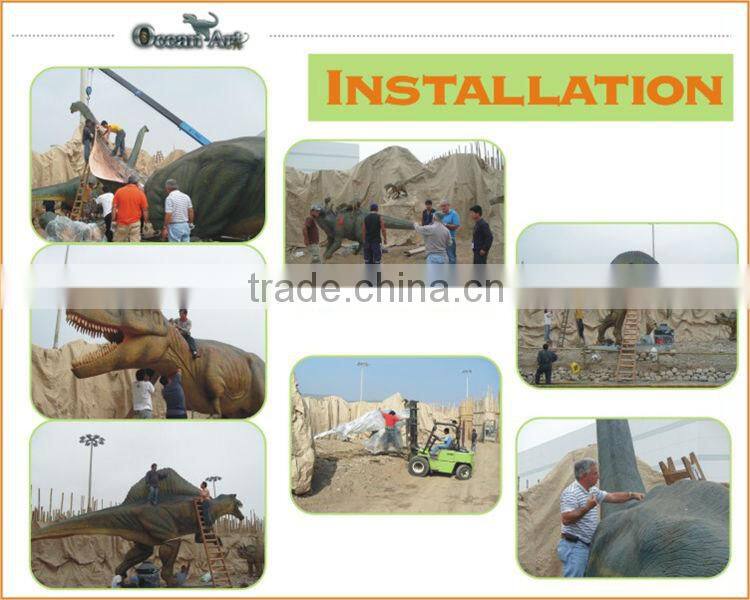2014 hot-selling dinosaur crafts fiberglass dinosaur model