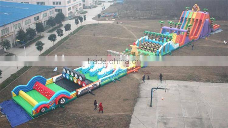 100X8 Filial Play Inflatable Obstacle Course for Sale