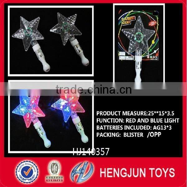 magicial plastic heart flash stick toys for kids