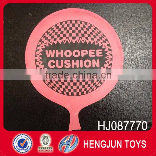 colorful rubber whoopee cushion fart sound joking toys can custom color