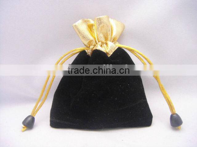 promotional velvet coin pouches with drawstring