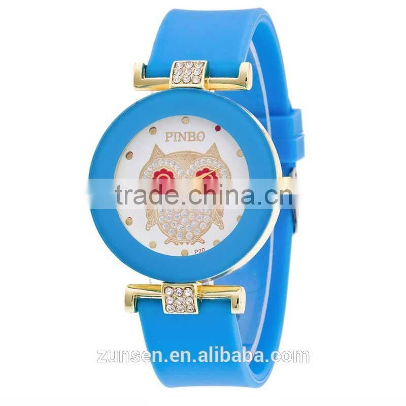 2016 New Brand Dress Casual Clock Female Relogio Watch Diamond Wristwatches Luxury Quartz Women Silicone Dress Watches