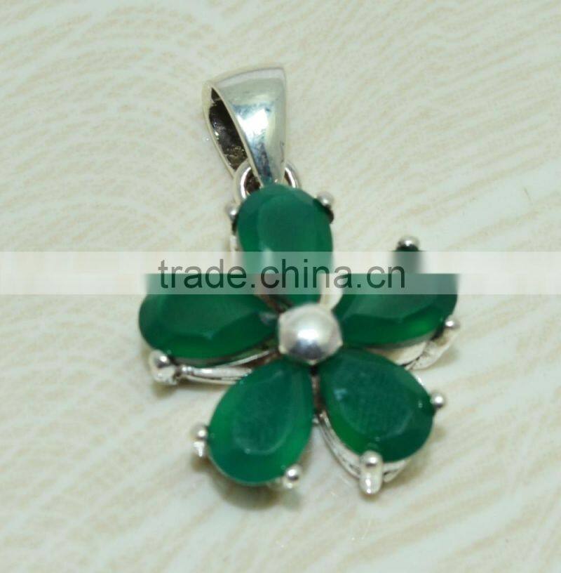 wholesale India 925 sterling silver Turquoise female pendant Jewelry
