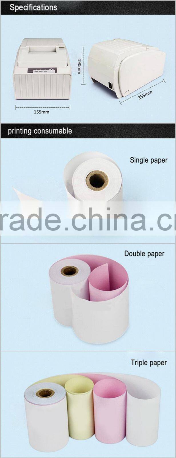 Dot Matrix Pos Receipt Impact Printer 9 pins 400dot/line Dot density 5 line/sec Printing Speed IDMP006