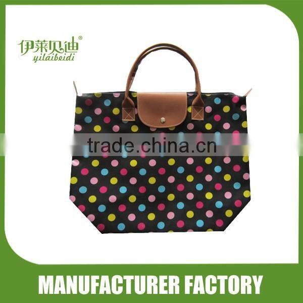 Folding shopping bags / nylon foldable shopping bags