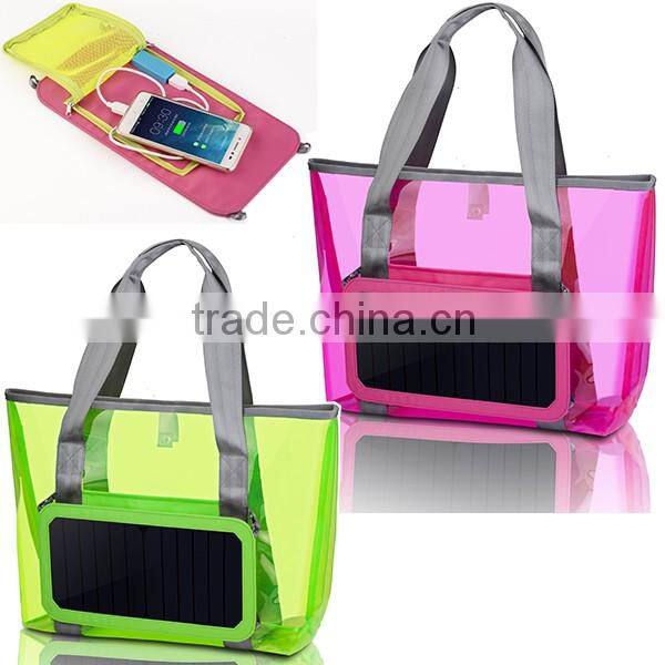 6W Solar Beach Bag for Camping