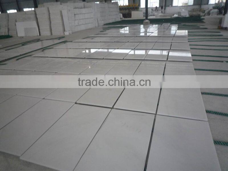 2015 hot selling China Pure White marble