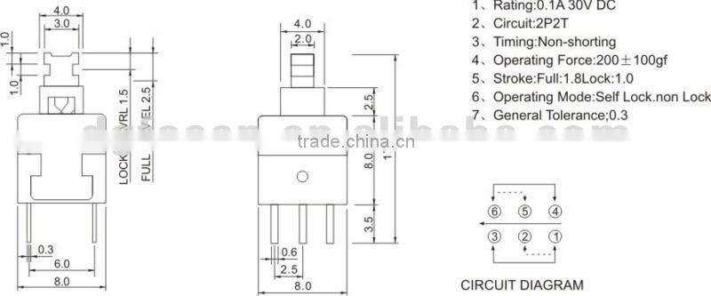 Electronic key switch on off PB-22E09
