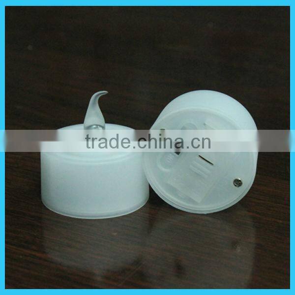 electronic led candle light with cup for home party wedding Christmas decorations and promotion gifts/mini led tea light candle