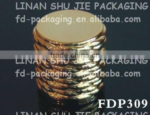 Perfume bottle cap,ABS Metalized cap with PP inside