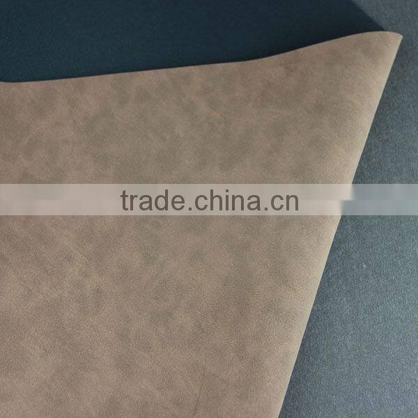 PU artificial fur fabric wholesale faux leather fabric raw leather for sale