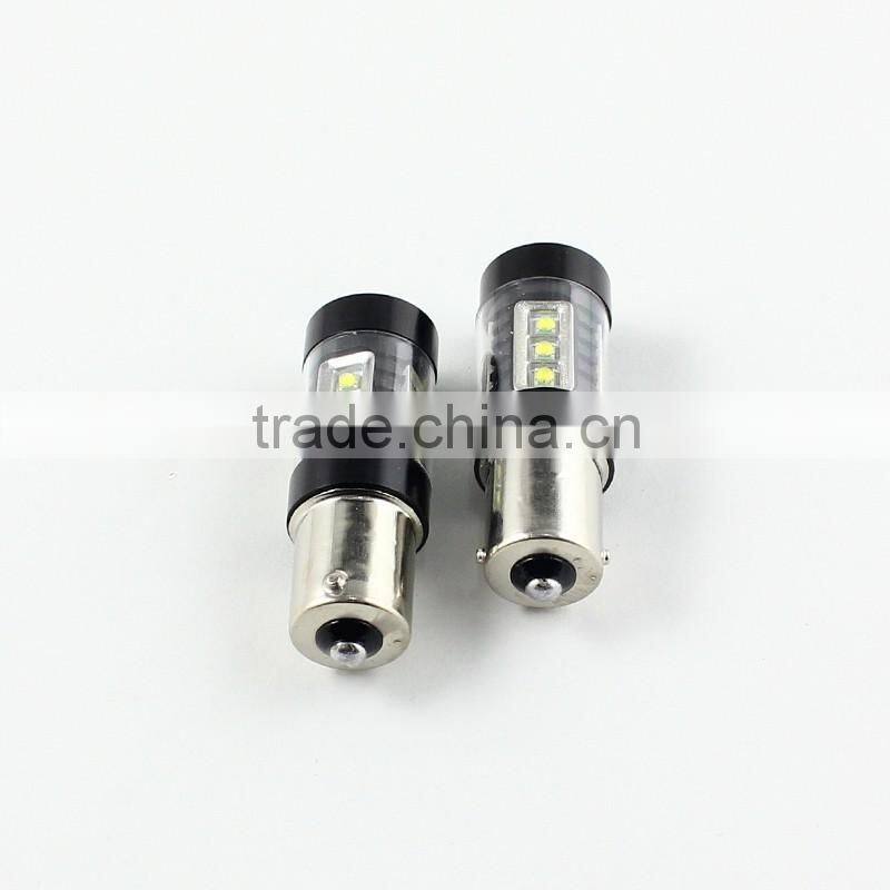 80W 1156 BA15S P21W 1129 LED Car Tail Turn Light Bulb LED Backup Light 12V 24V car Reversing Light Sourcing