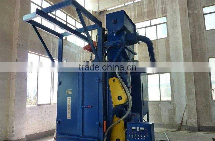Single hook shot blasting equipment