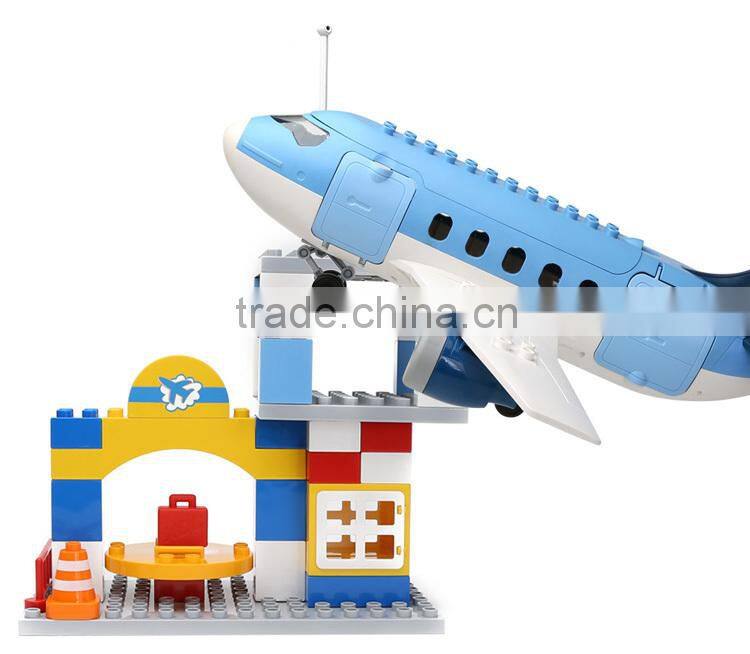 Environmental Blocks For Games Children's ! 69PCS Airport Theme Le Building Blocks Set mega blocks