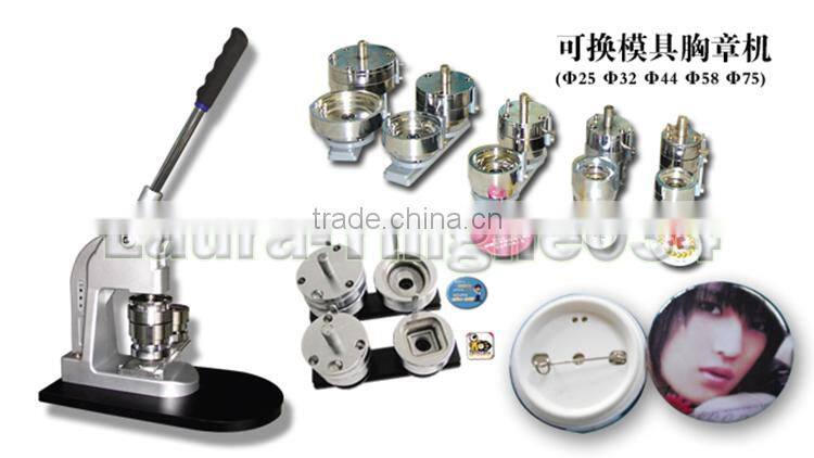 25/32/44/58 mm Manual / automatic metal button badge machine /pin badge button machine/button badge press machine