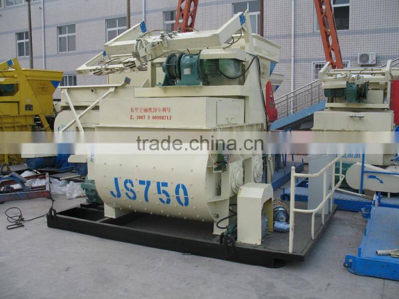 price of concrete mixer, portable beton cement mixer JS750