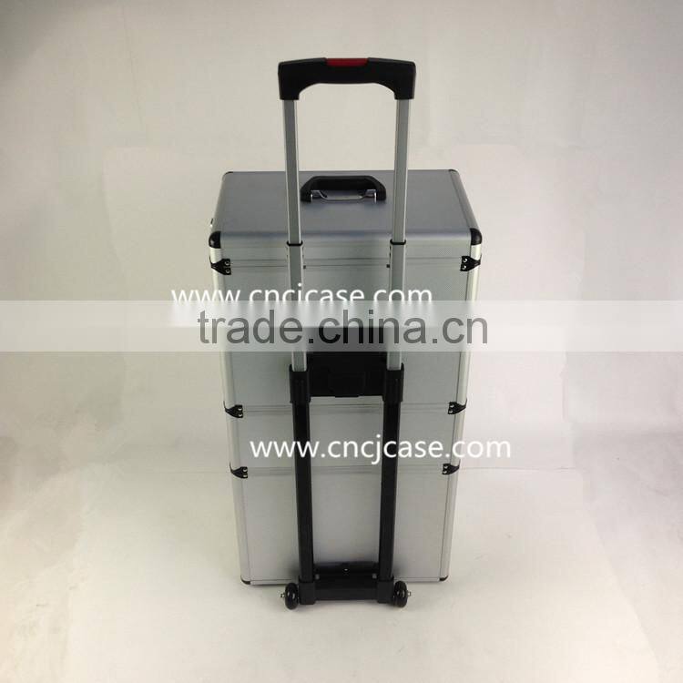 Multilayer aluminum trolley case