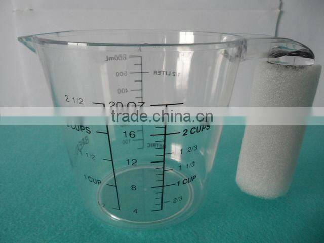 600ML transparent plastic Digital measuring cup scale