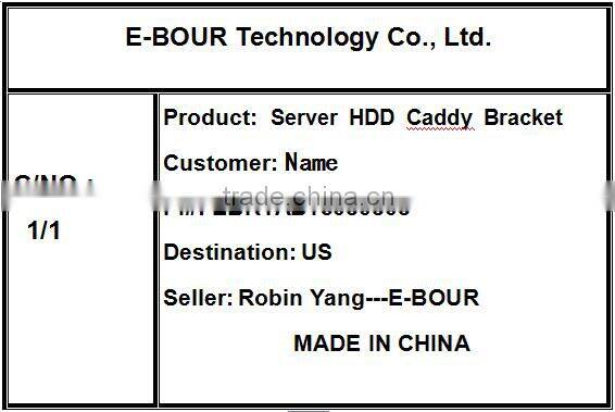 2.5'' Server Hard Drive Disk Tray Bay for Dell G176J HDD