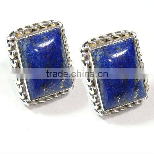 .925 Sterling Silver Red Onyx Fashion Earring