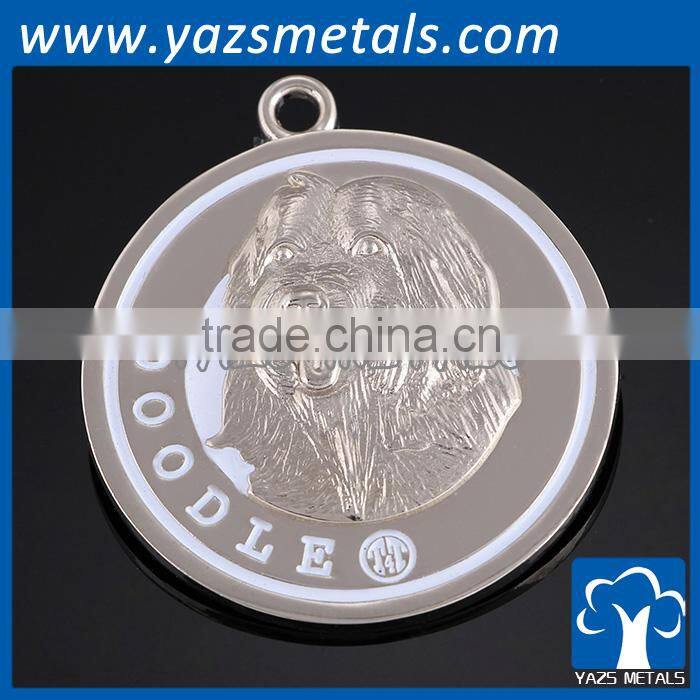Factory custom antique pet id tag pendant