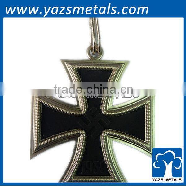 hot sales cross souvenir metal keychain