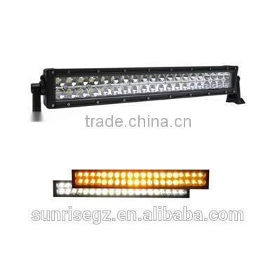 3W each LED,21.5" Dual Row 120W AMBER & WHITE Dual Colors LED Work Light Bar,LED Mining Bar(SR-BD3-120D,120W)Spot/Flood/Combo