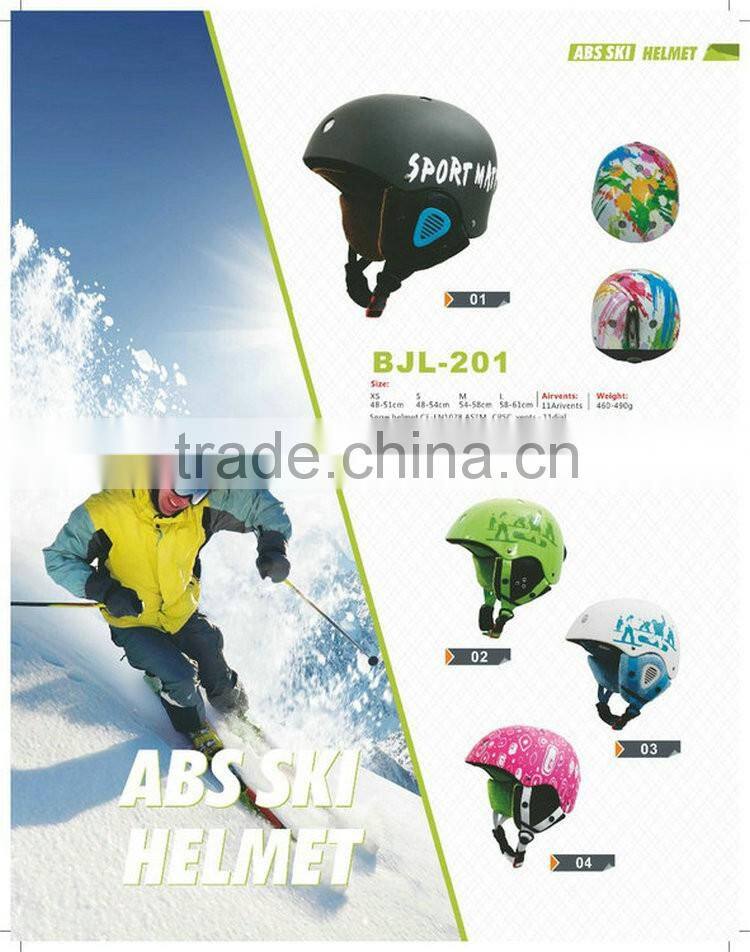 Lovely Mixed Color Safety Helmet Price For Ski Protection